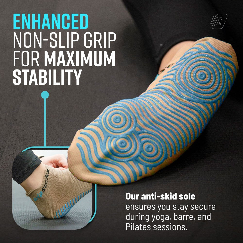 GripSocks for Pilates - Beige