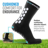 GripSocks for Soccer - Crew Height - Black