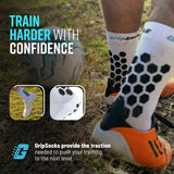 GripSocks for Soccer - Crew Height - White