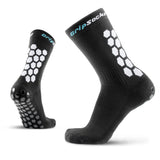 GripSocks for Soccer - Crew Height - Black