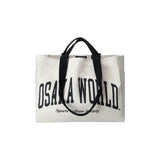 Osaka Cotton Tote Bag | Natural Raw