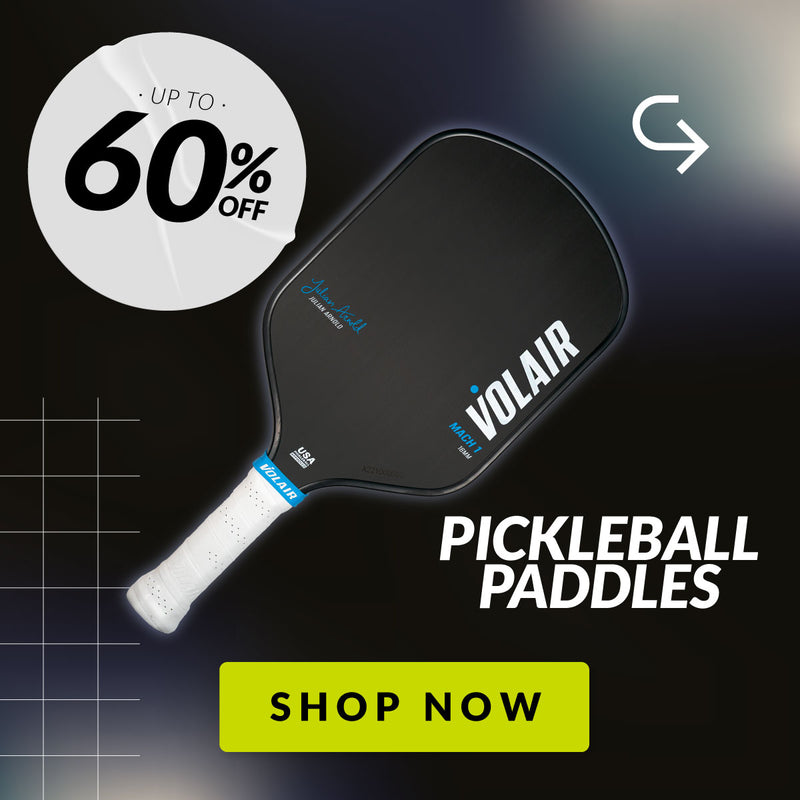pickleball paddles banner