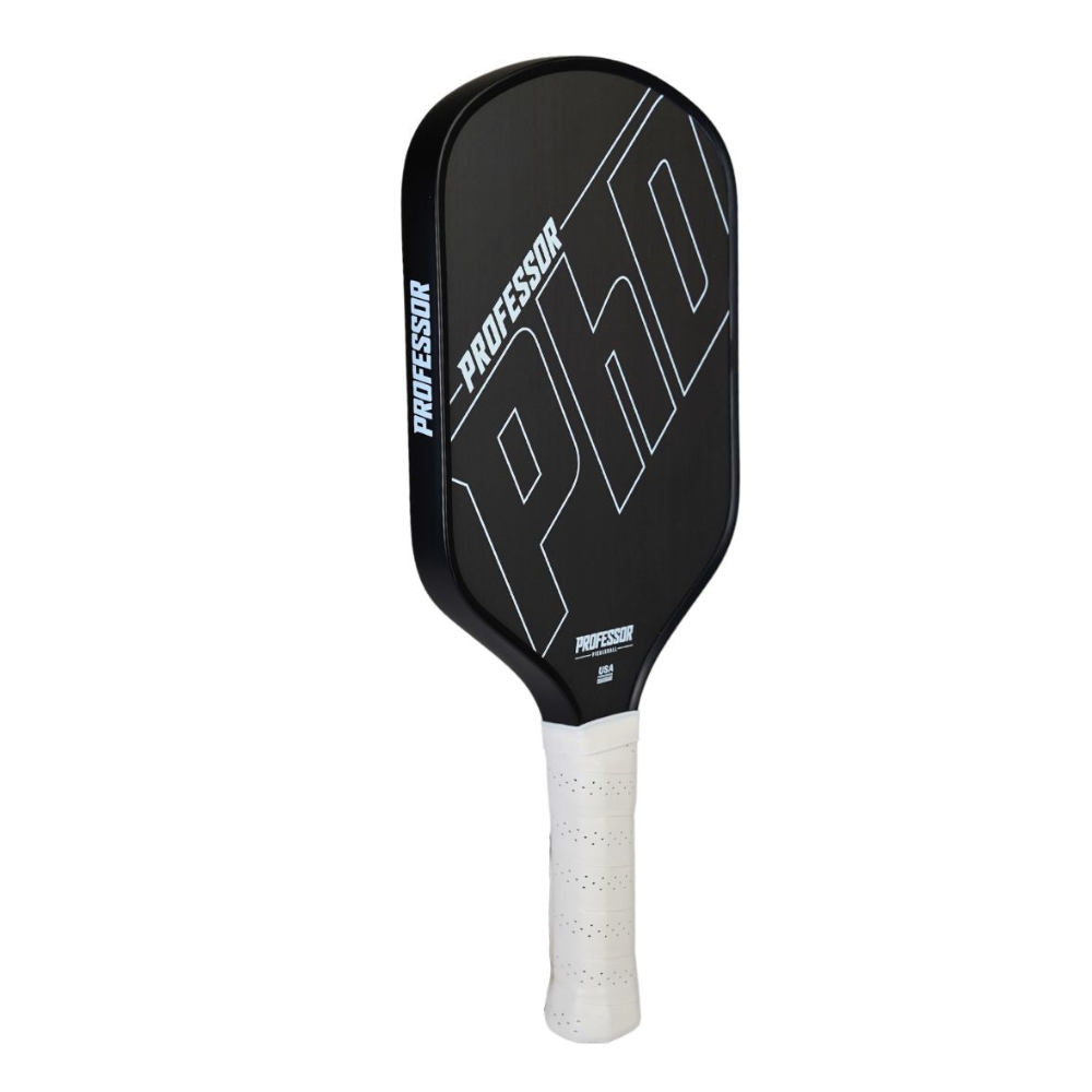 Professor Pickleball Paddle Black PhD 16mm