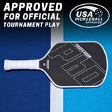 Professor Pickleball Paddle Black PhD 16mm