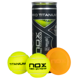 Nox Padel Balls Nox Padel Balls Pro Titanium 3Ball Can