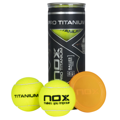 Nox Padel Balls Pro Titanium 3 Ball Can