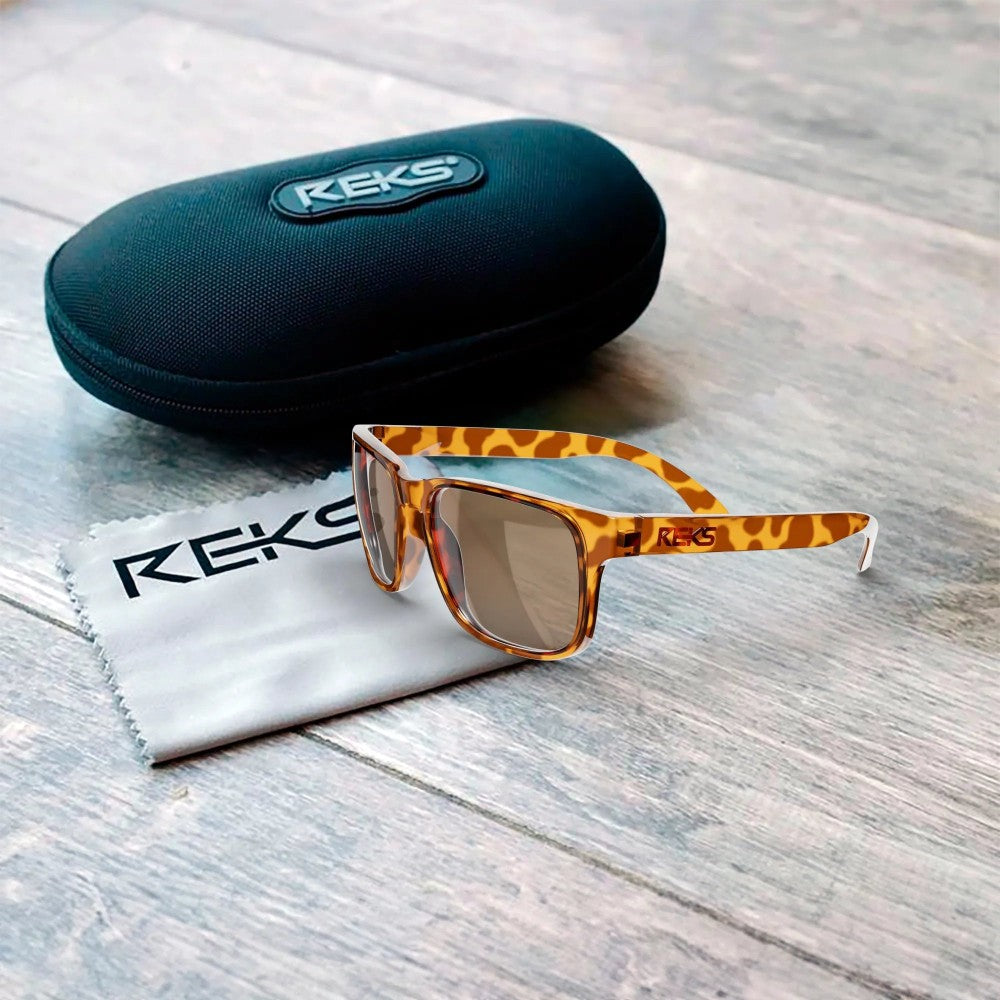 Reks Tortoise Sport Prescription Polycarbonate Sunglasses