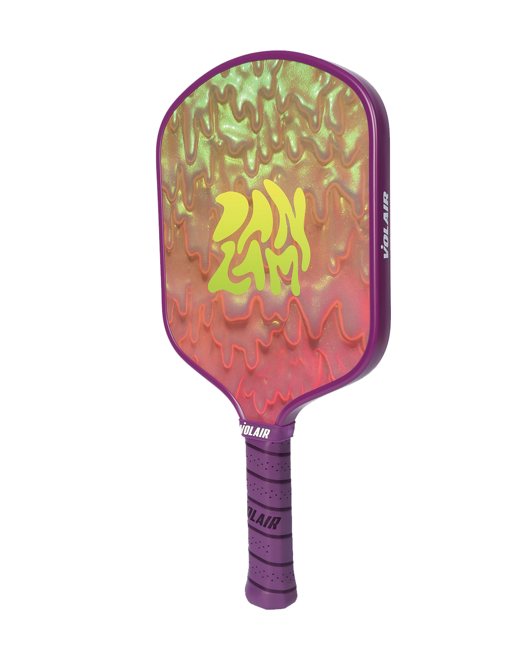 Volair Pickleball Canvas 2 Forza 16mm: "Drips" de Dan Lam + Mini Escultura Drip