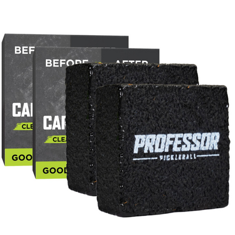 Professor Pickleball Paddle Eraser | Raw Carbon Fiber
