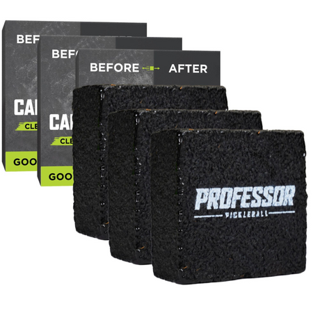 Professor Pickleball Paddle Eraser | Raw Carbon Fiber
