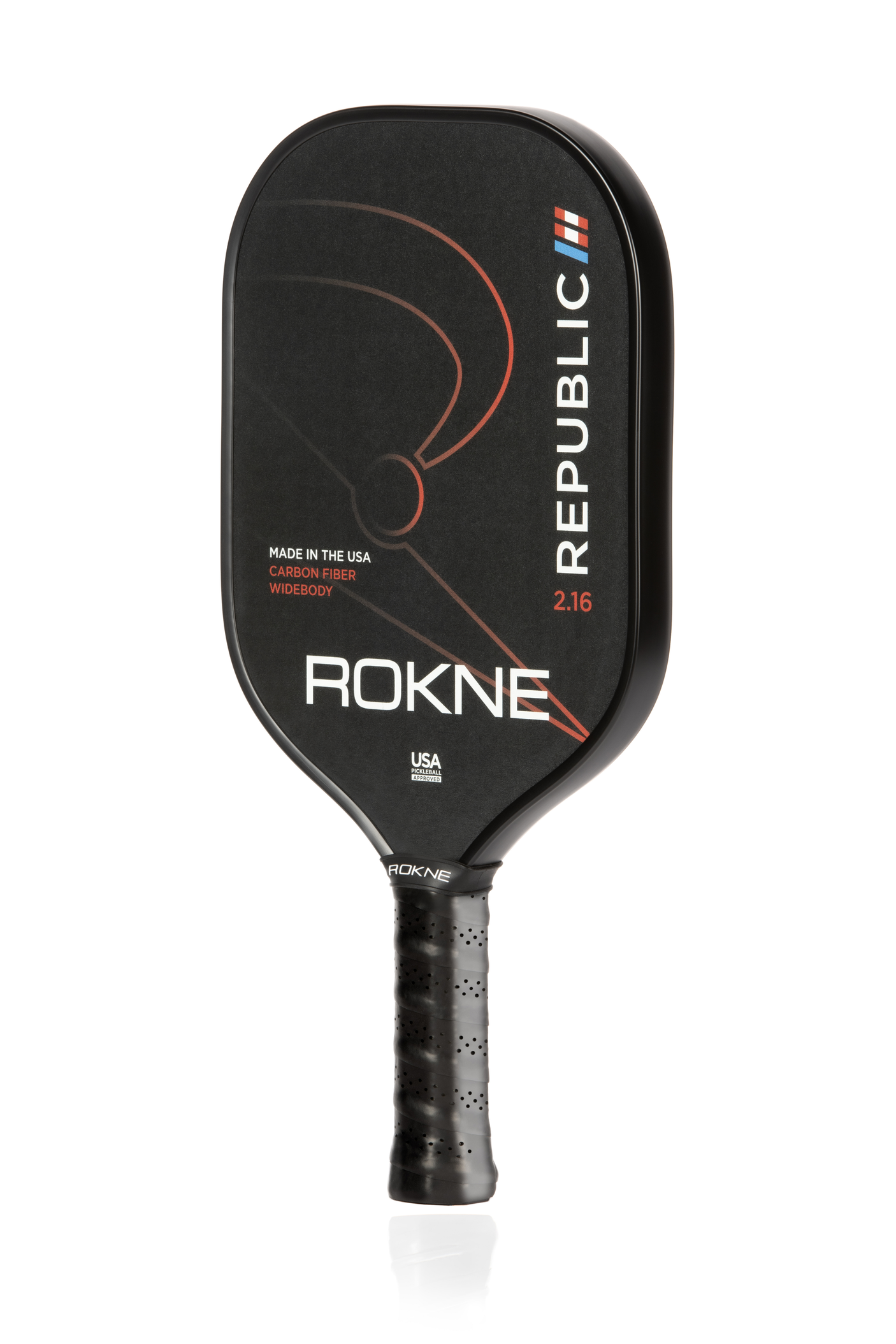 Rokne Pickleball Paddle Republic 2.16 - Unidirectional Carbon Fiber