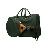 Cork Padel Vintage Leather Handbag Green