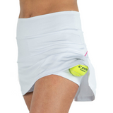 Cork Padel Women's Premium Pleated Skirt White