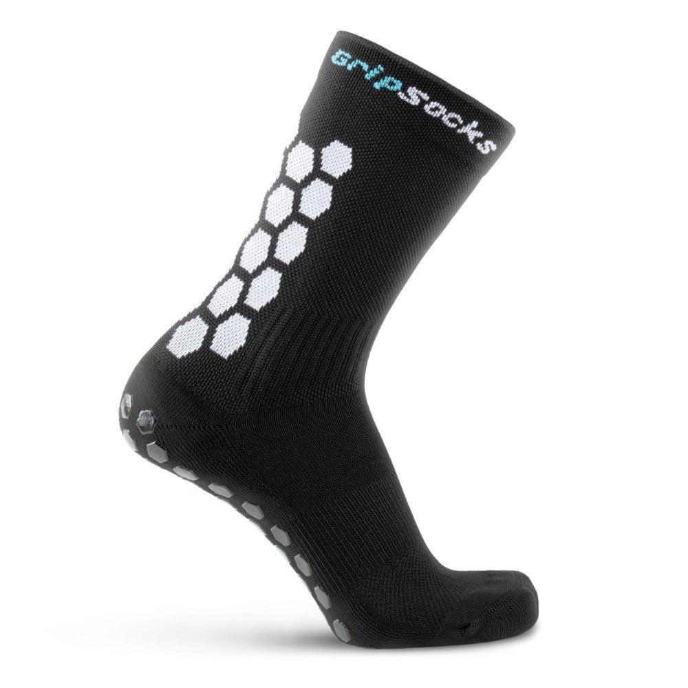 GripSocks for Soccer - Crew Height - Black