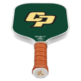 Rally Republic PIckleball Paddle - Cal Poly Mustangs Poly Green Interlocking Logo