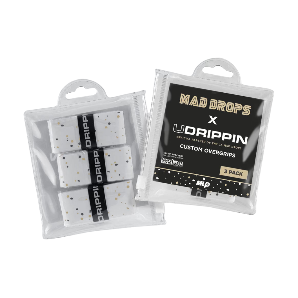 UDRIPPIN Drew Brees x MAD DROPS - NOLA White Custom Grips