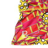 Falda pantalón plisada Bella de Picckleball, toma en ángulo 1