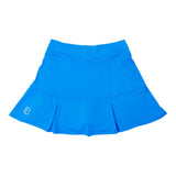 Falda pantalón de pickleball Bella Drop Pleat azul eléctrico con Net Worth