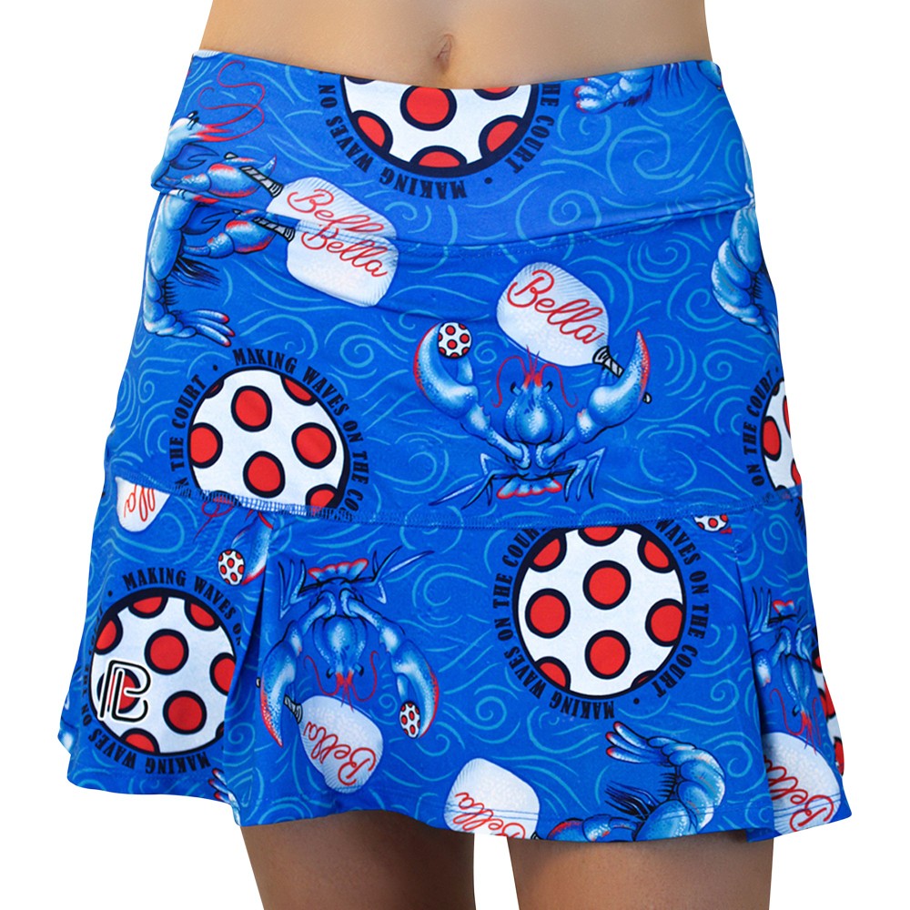 Falda pantalón plisada Picckleball Bella Lobster Monster