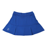 Falda pantalón plisada Bella de Pickleball azul marino con doble rebote