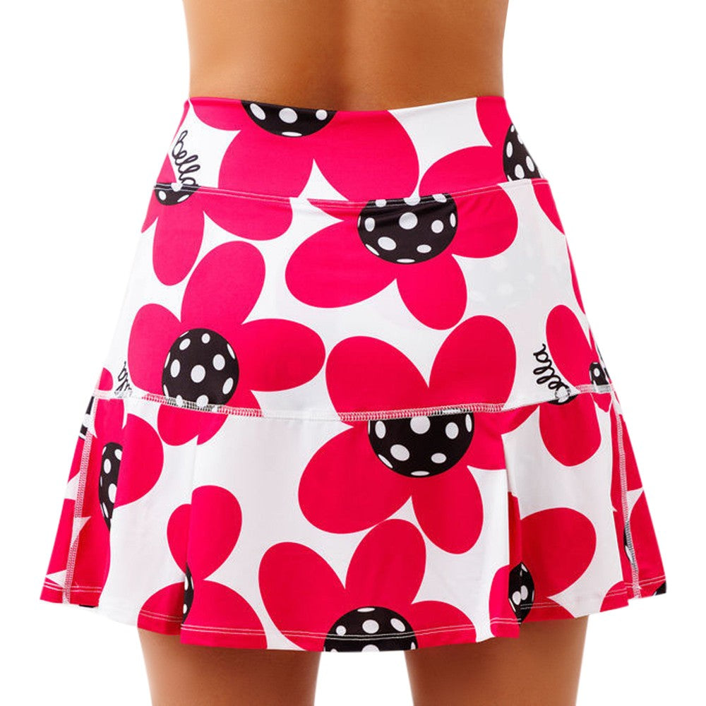 Falda pantalón con pliegues Bella de Picckleball - Amapola