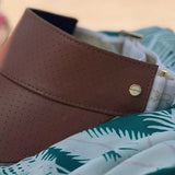 Fenix Sportier The Leather Visor - Tan & Gold