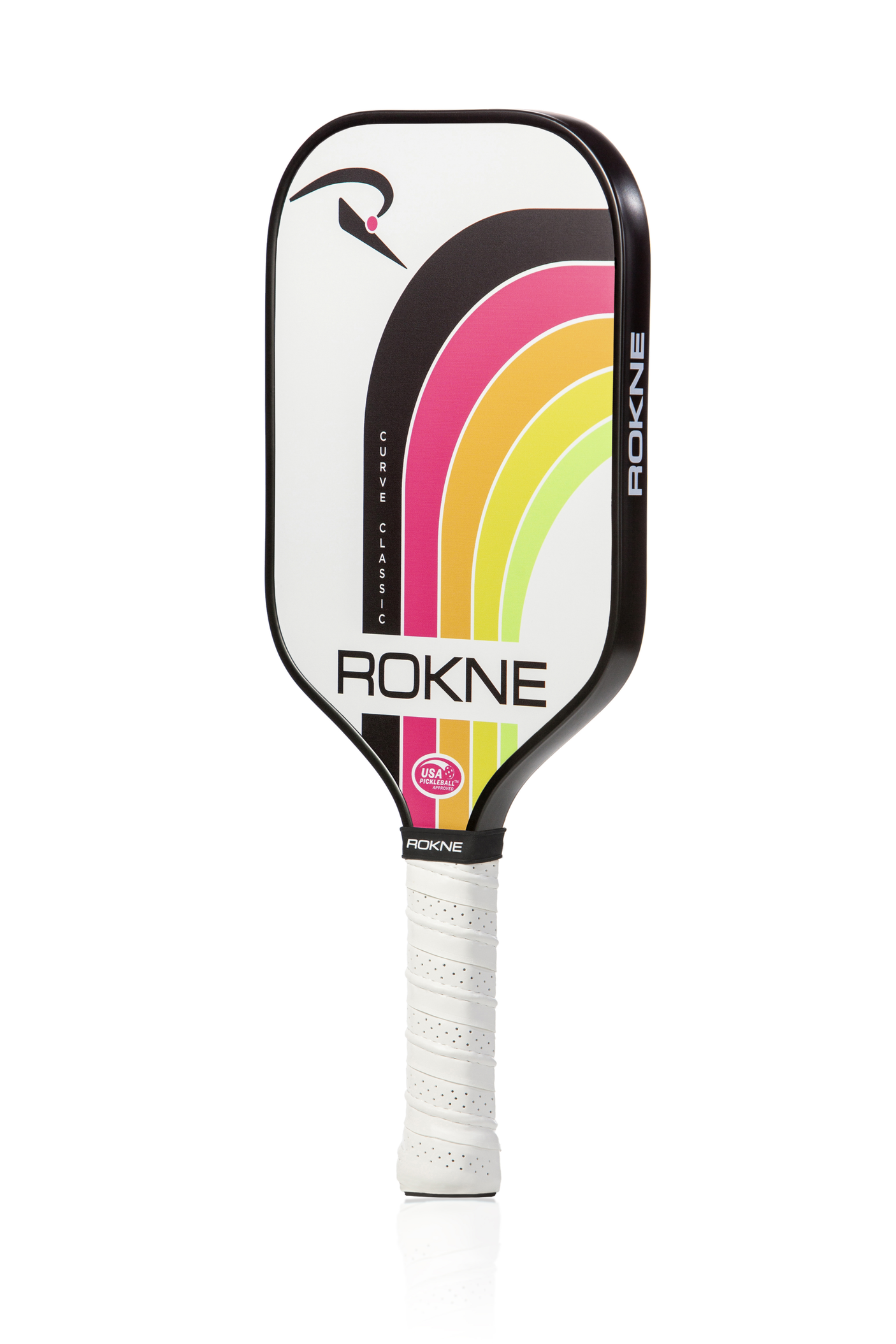 Rokne Pickleball Paddle Curve Classic - Electric Citrus