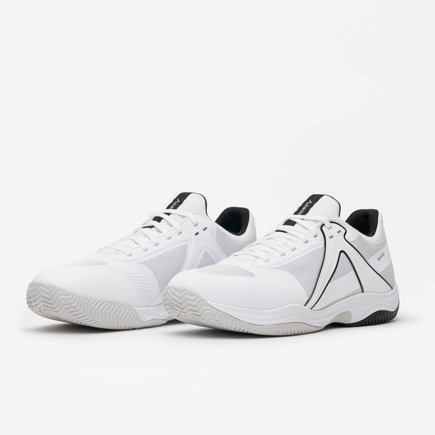 Kanso Sports Padel Shoes - EQ SoftCourt - White & Black