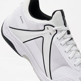 Kanso Sports Padel Shoes - EQ SoftCourt - White & Black