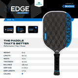 Diadem PIckleball Paddle - Edge BluCore Pro