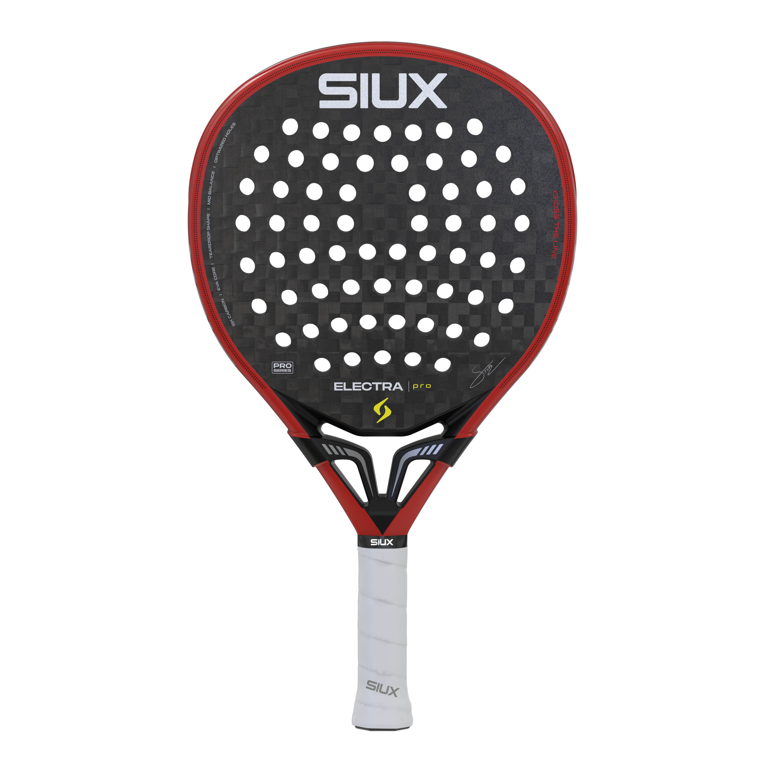Siux ST5 Electra Pro 2026 Fire Red padel racket