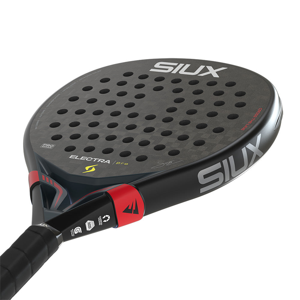 Pala de pádel Siux Padel ST5 Electra Pro 2026 Shadow Red