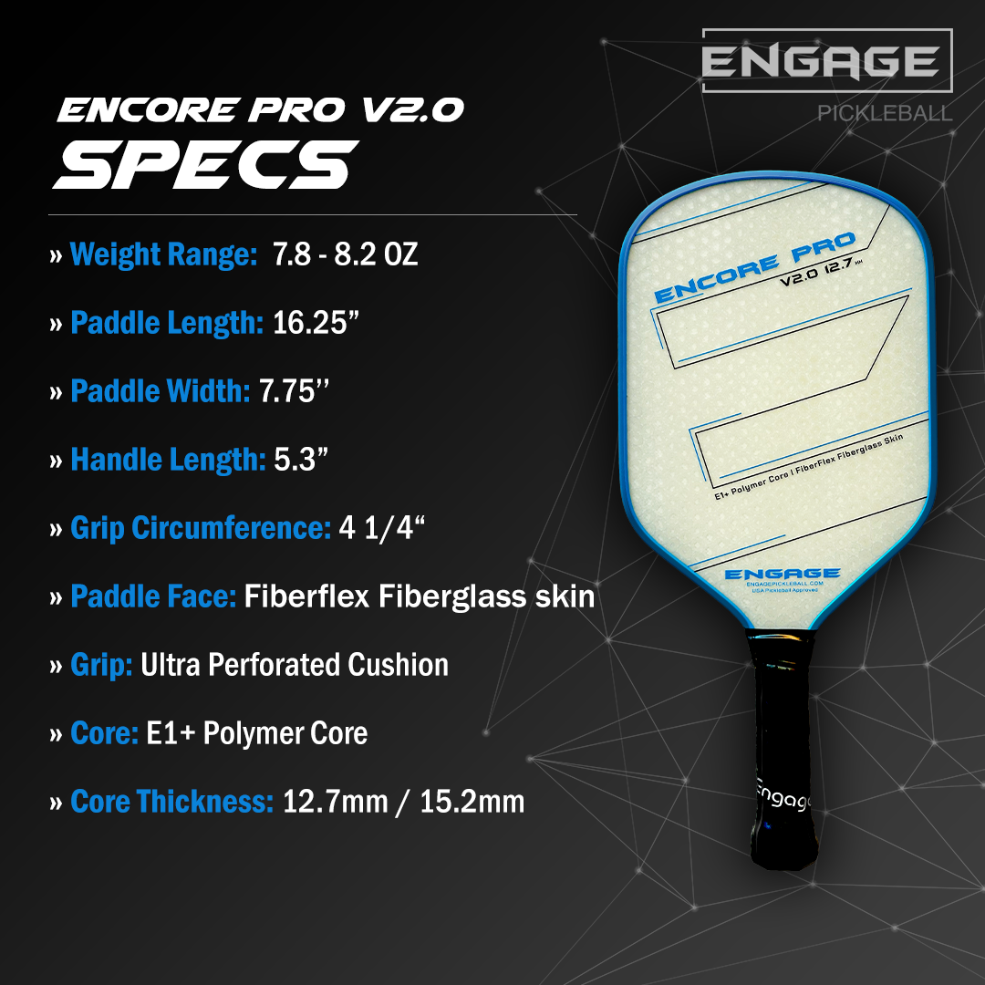 Engage Pickleball Encore Pro V2.0