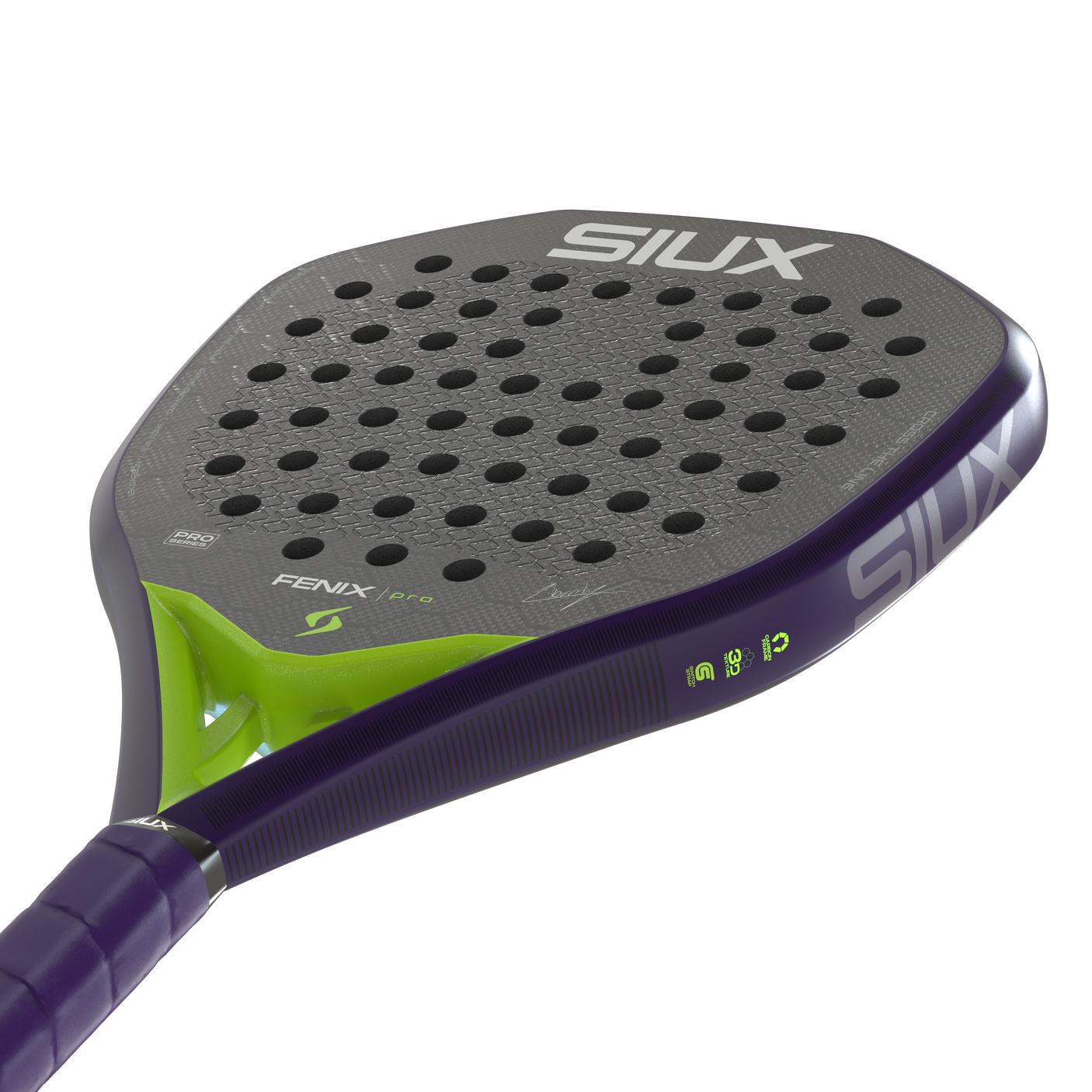 Siux Fenix Pro 2026 Padel Racket | Glow Purple