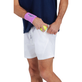 GLDN PNT Flex Shorts | White