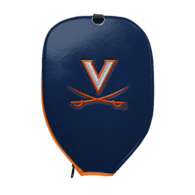 Rally Republic Paddle Cover - Virginia Cavaliers UVA Blue V Sabre Logo | PU Leather