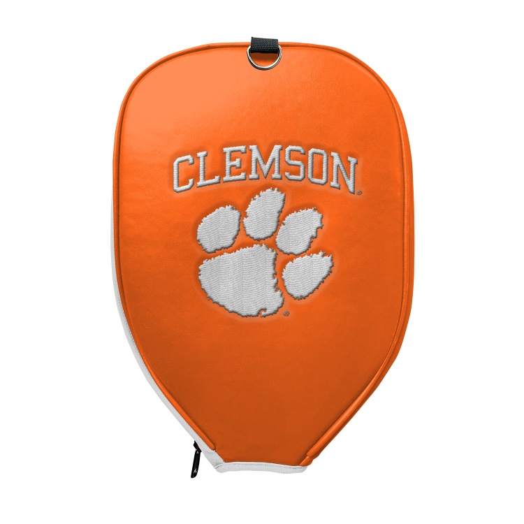 Rally Republic Paddle Cover - Clemson Tigers Orange Paw Logo | PU Leather