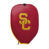 Rally Republic Paddle Cover - USC Trojans USC Cardinal Interlocking SC Logo | PU Leather