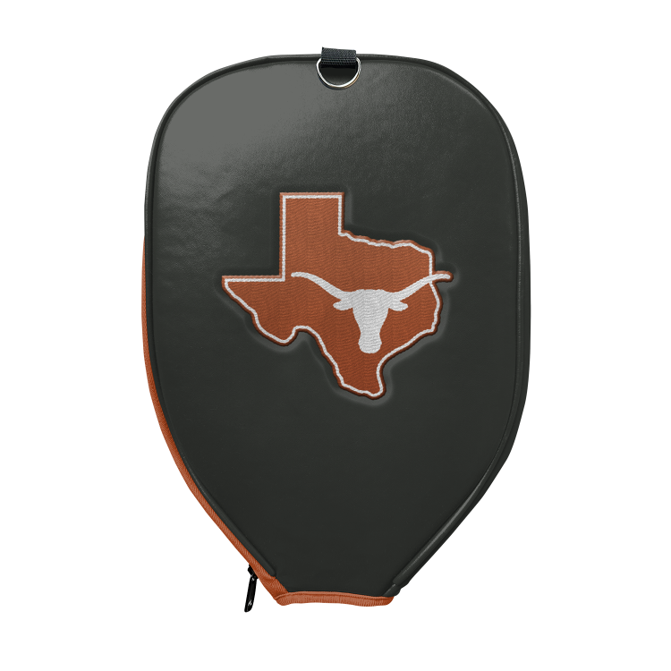 Rally Republic Paddle Cover - Texas Longhorns Black State Marks | PU Leather