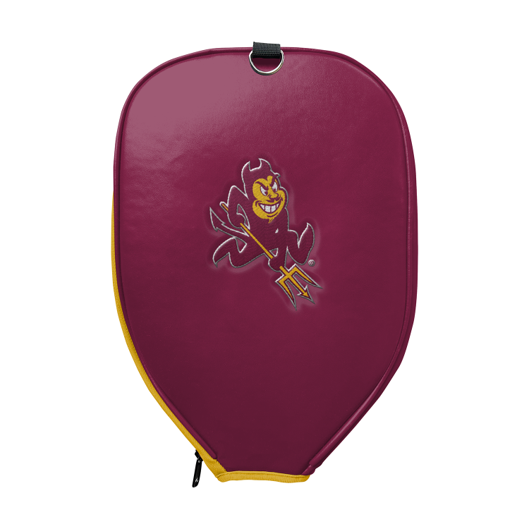 Rally Republic Paddle Cover - Arizona State Sun Devils ASU Maroon Sparky | PU Leather