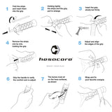 Hesacore Pickleball Carbon Grip - Stiff Feel