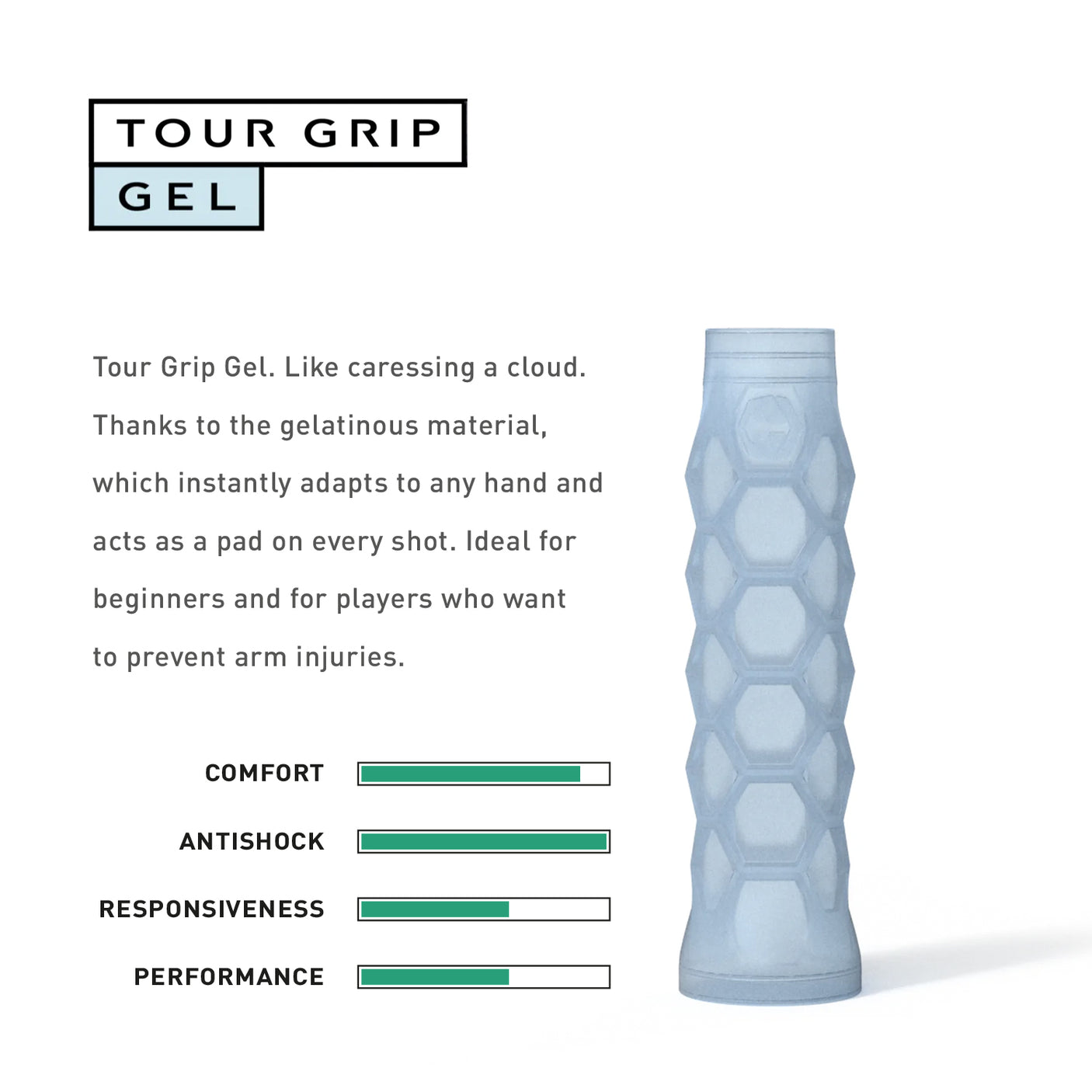 Hesacore Pickleball Gel Grip - Soft Feel