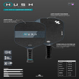 Pala de pickleball Diadem DUPR Hush