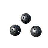Luxe Pickleball Black Pickleballs - Pack of 3