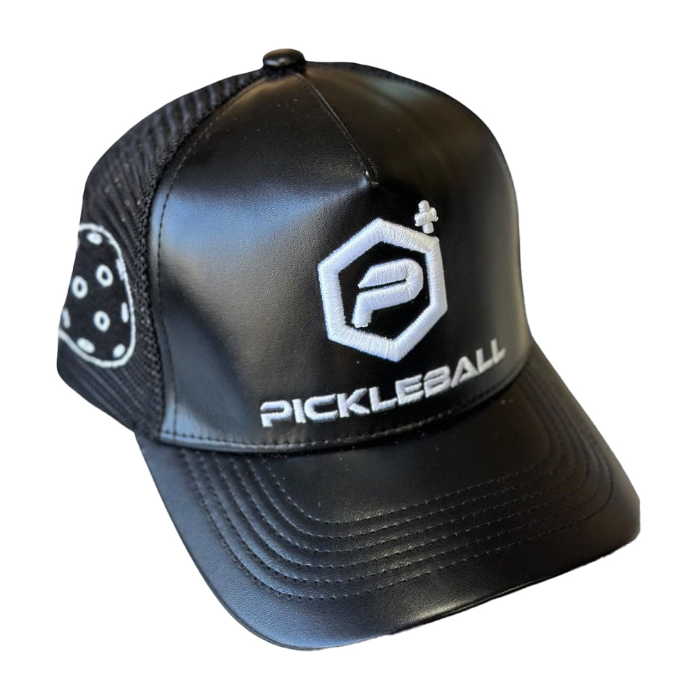 Potenza Pickleball - Leather Logo Trucker Hat