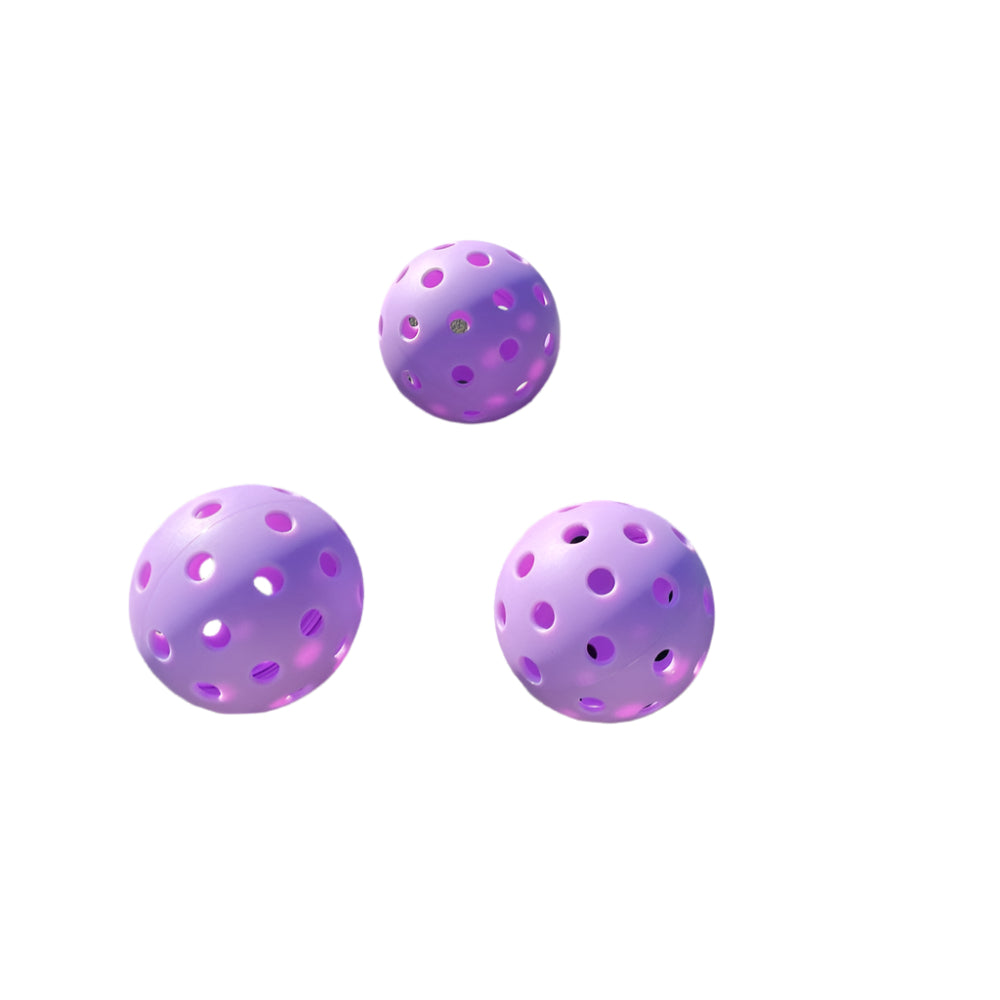 Luxe Pickleball Purple Pickleballs - Pack of 3