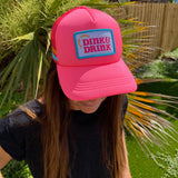Swinton Pickleball - Dink & Drink Pink Foam Snapback Hat
