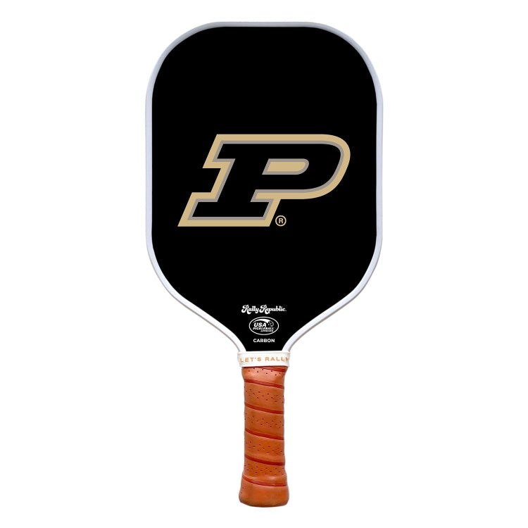 Rally Republic PIckleball Paddle - Purdue Boilermakers Black Primary Athletic Mark