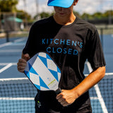 Swinton Pickleball - Men's Kitchen's Closed Performance Shirt Black