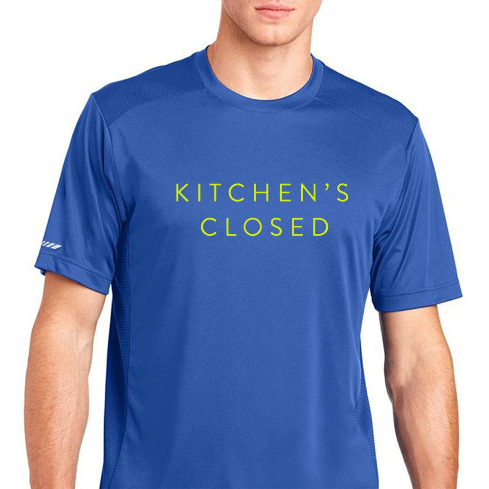 Swinton Pickleball - Men's Kitchen's Closed Performance Shirt Royal Blue